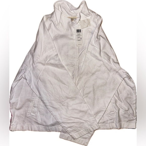 Eileen Fisher Organic Cotton Hemp Stand Collar Jacket XL - Picture 5 of 7